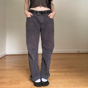 Calvin-klein-jeans Men's Grey and Black Trousers